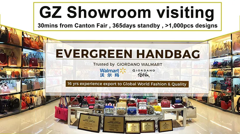 18 Yrs Professional Handbag Factory|Trusted by Giordano&Ck&Walmart|2 Factories, 1 Big Showroom|3, 500 Fashion Models|Customized Expert, Welcome Visit Us