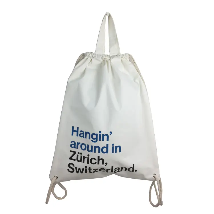 Why Choose Eco Custom Canvas Cotton Tote Drawstring Bag with Printing for Your Brand?