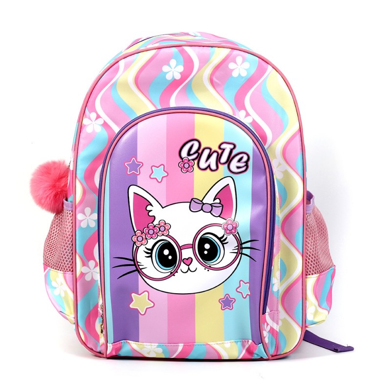 Why Is a Rainbow Cute Cat School Bag a Colorful Choice for Everyday School Life?