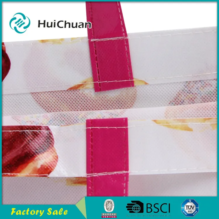 Amazon Hot Sale Promotion Grocery Large Tote Personalized TNT Non Woven Supermarket Shopping Bag