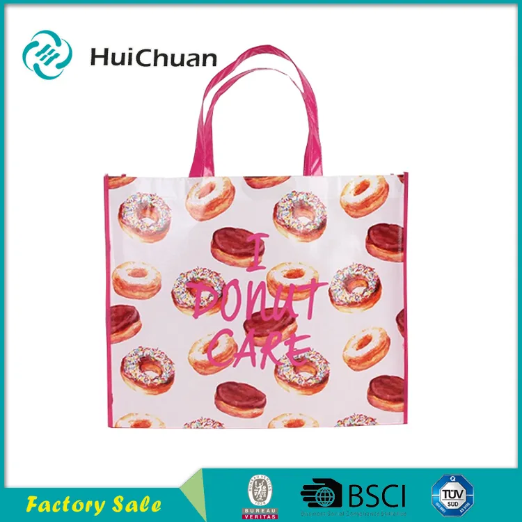 Amazon Hot Sale Promotion Grocery Large Tote Personalized TNT Non Woven Supermarket Shopping Bag