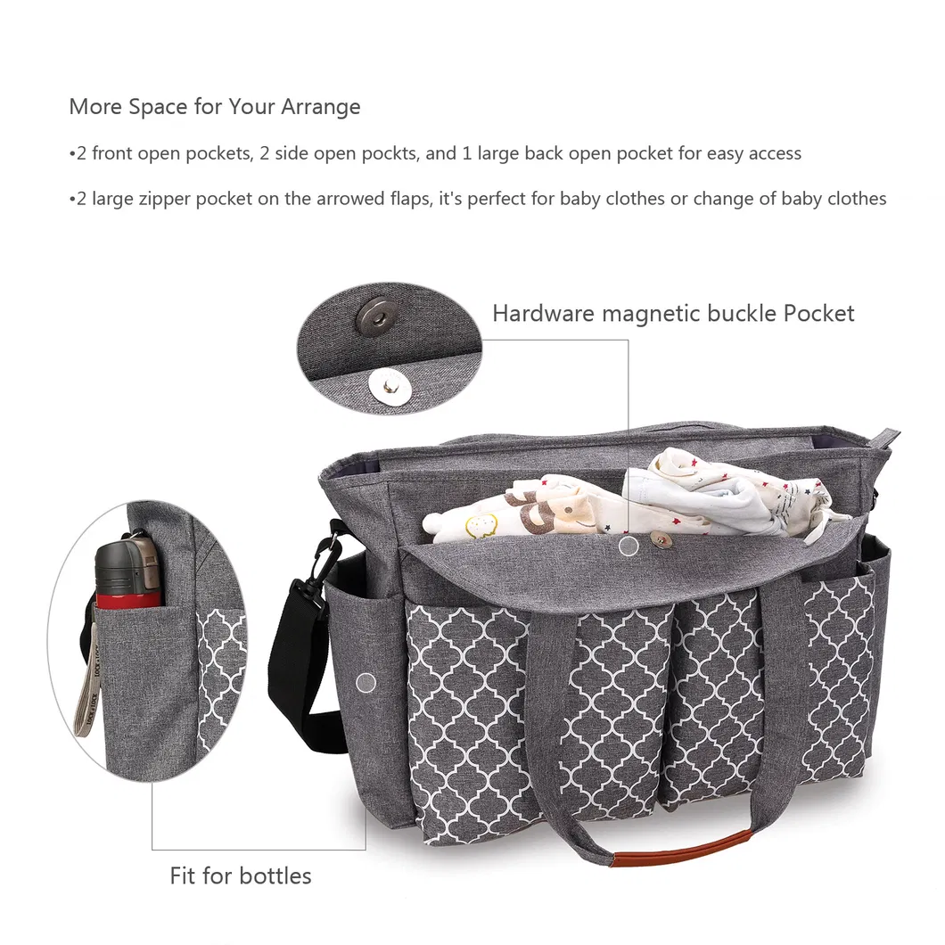 Baby Diaper Bag Backpack Large Capacity Mommy Maternity Bag Fashion Baby Nappy Bag Waterproof Newborn Care Backpacks