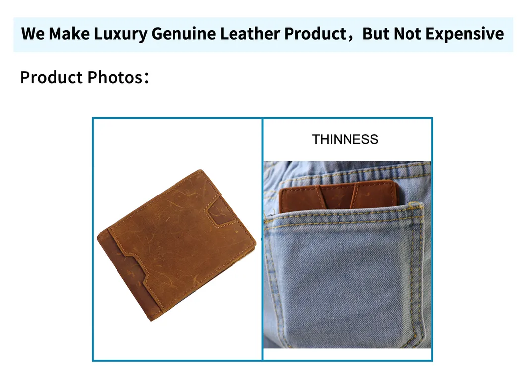 BSCI Lvmh ISO Factory Designer Ladies Card Holder Leather Men Wallet Women