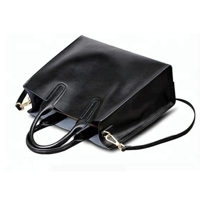 Classic Leather Lady Handbag for Women Travel Shopping Bag
