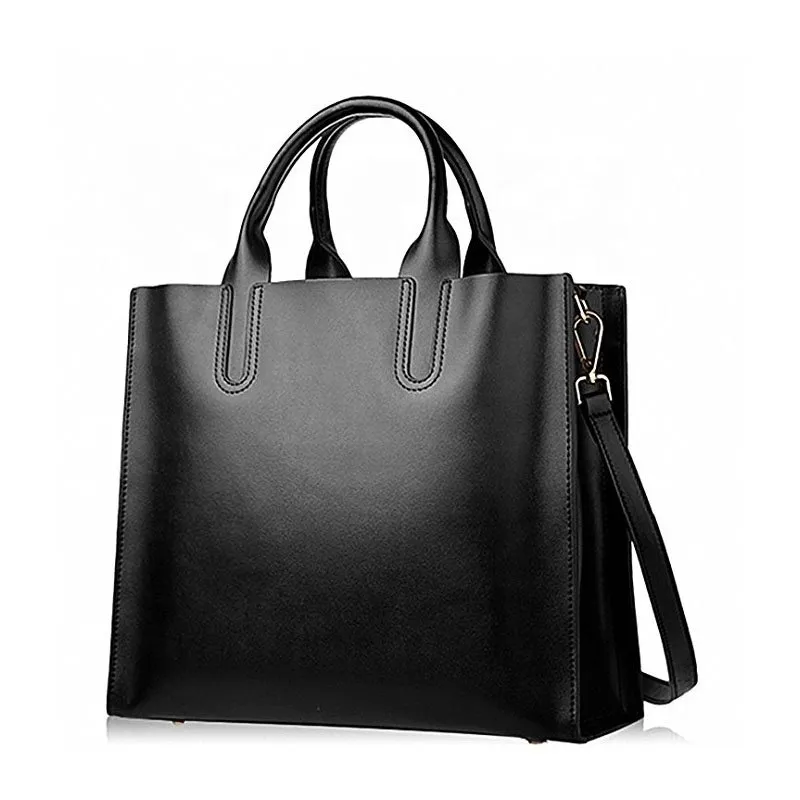 Classic Leather Lady Handbag for Women Travel Shopping Bag
