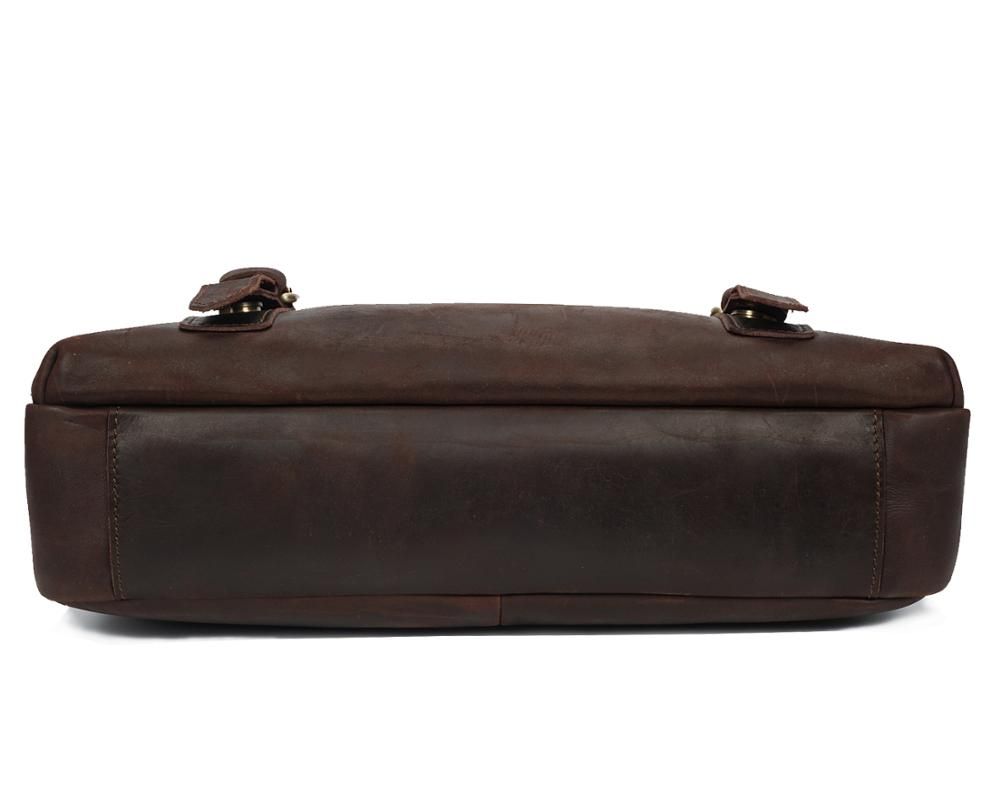 Crazy Horse Men Leather Laptop Messenger Bags RS-3115