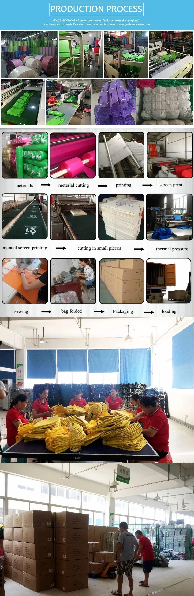 Custom Logo Printed High-Capacity Shopping Bag, Reusable 120gms Non Woven Tote Bag with Metal Eyelet Strong Handle