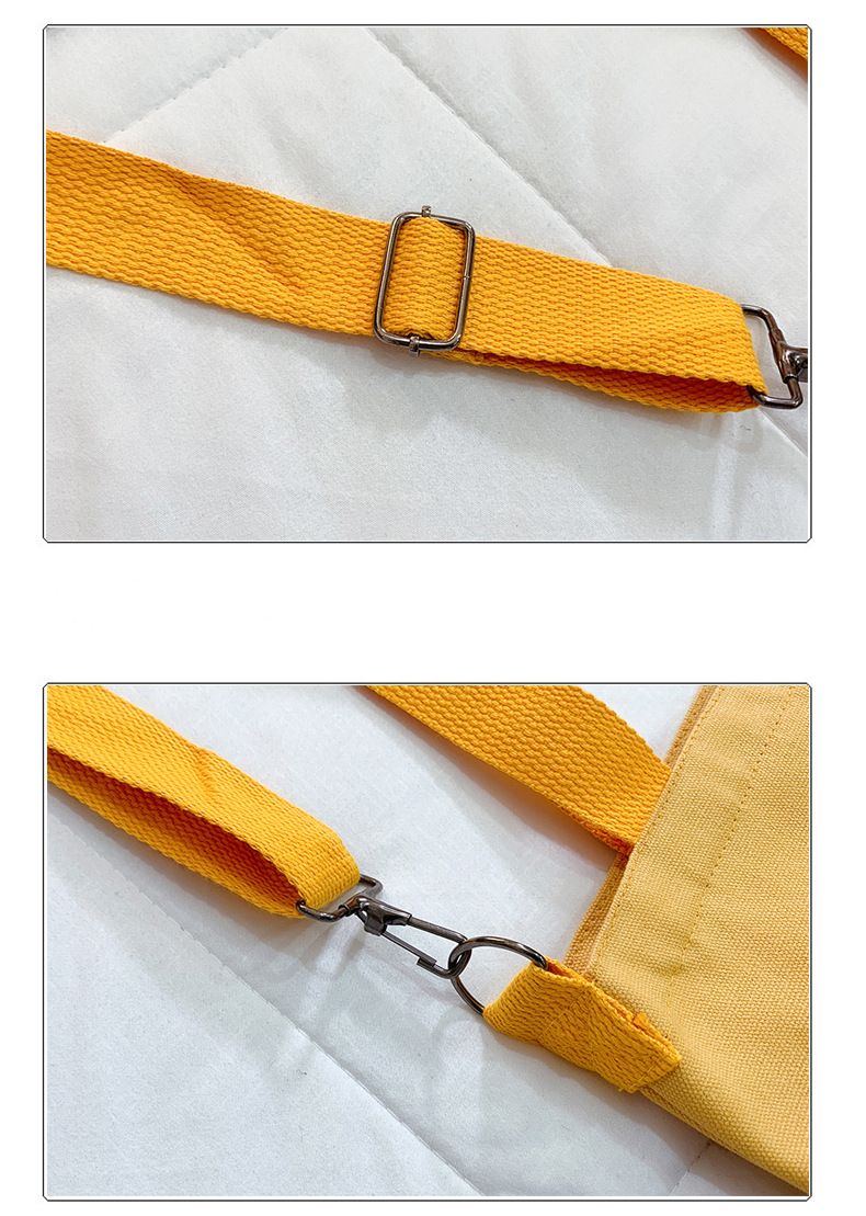 Customized Logo Canvas Cross-Body Bag Leisure Travel Ladies Tote Bag