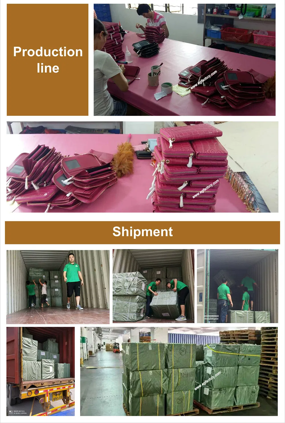 Emg6310 Luxury Ladies Women Purse Clutch Leather Cash Envelope Wallet Slim Long Wallets Leather Woman