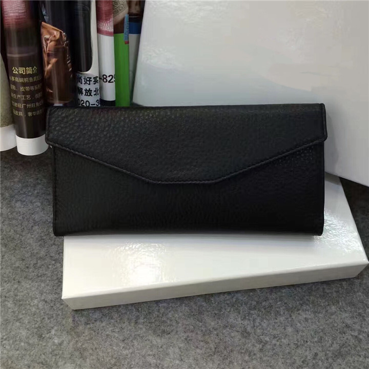 Emg6310 Luxury Ladies Women Purse Clutch Leather Cash Envelope Wallet Slim Long Wallets Leather Woman
