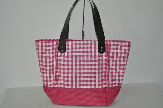 Factory Directly Promotion Fashion Reusable and Contrast Color Polyester Bag