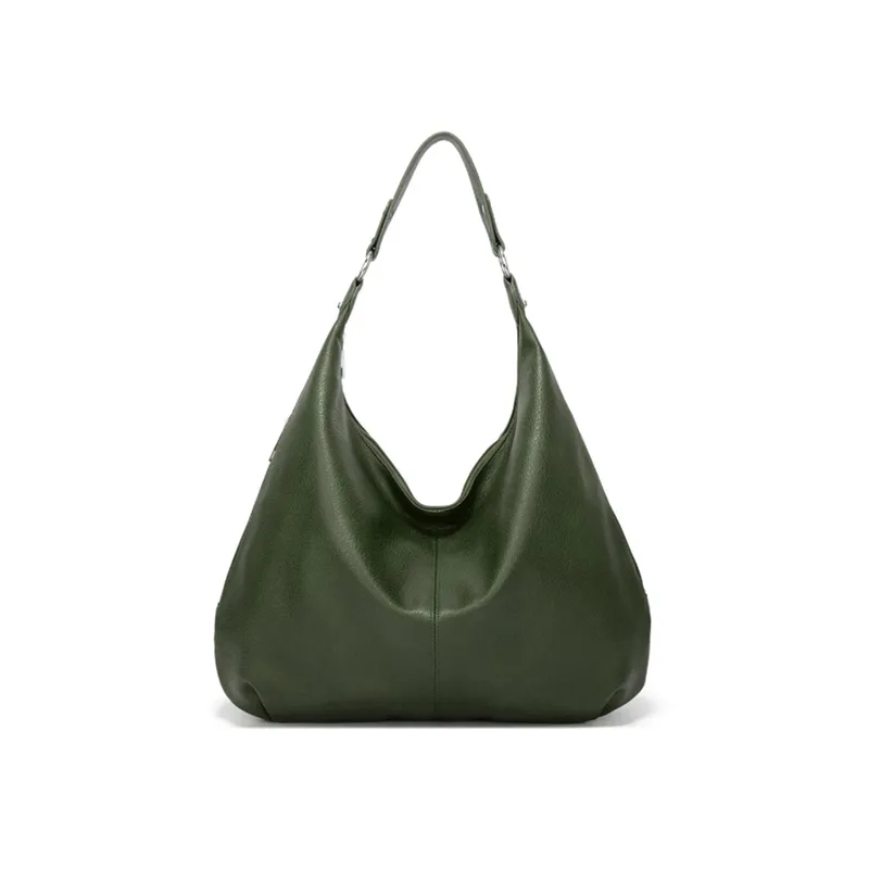 Fashion Sling PU Faux Leather Underarm Shoulder Bag Woman Large Capacity Luxury Hand Bag Lady Leather Striped Big Shopping Bags