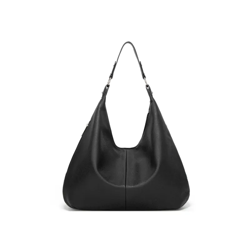 Fashion Sling PU Faux Leather Underarm Shoulder Bag Woman Large Capacity Luxury Hand Bag Lady Leather Striped Big Shopping Bags