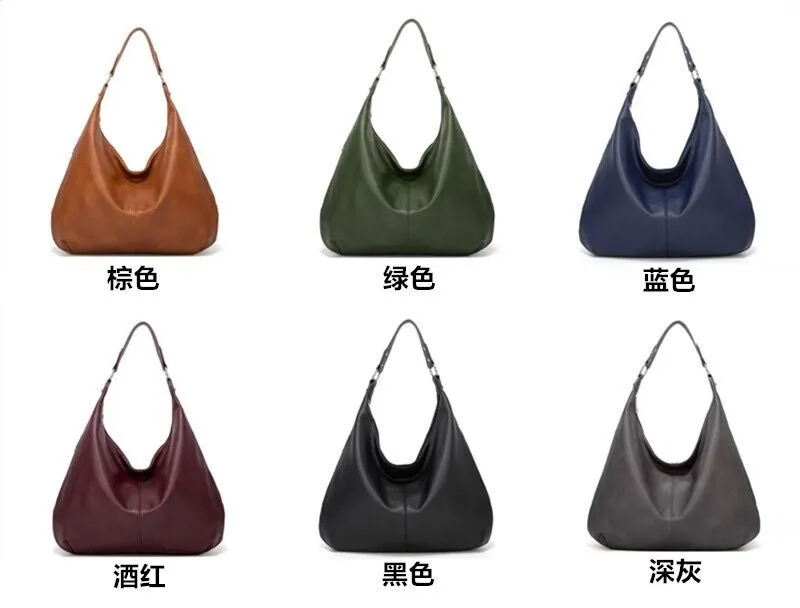 Fashion Sling PU Faux Leather Underarm Shoulder Bag Woman Large Capacity Luxury Hand Bag Lady Leather Striped Big Shopping Bags