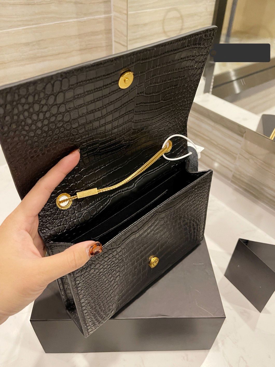 Fashion Y Replcia Desginer Kate Hangbag Bag with Monogram Logo