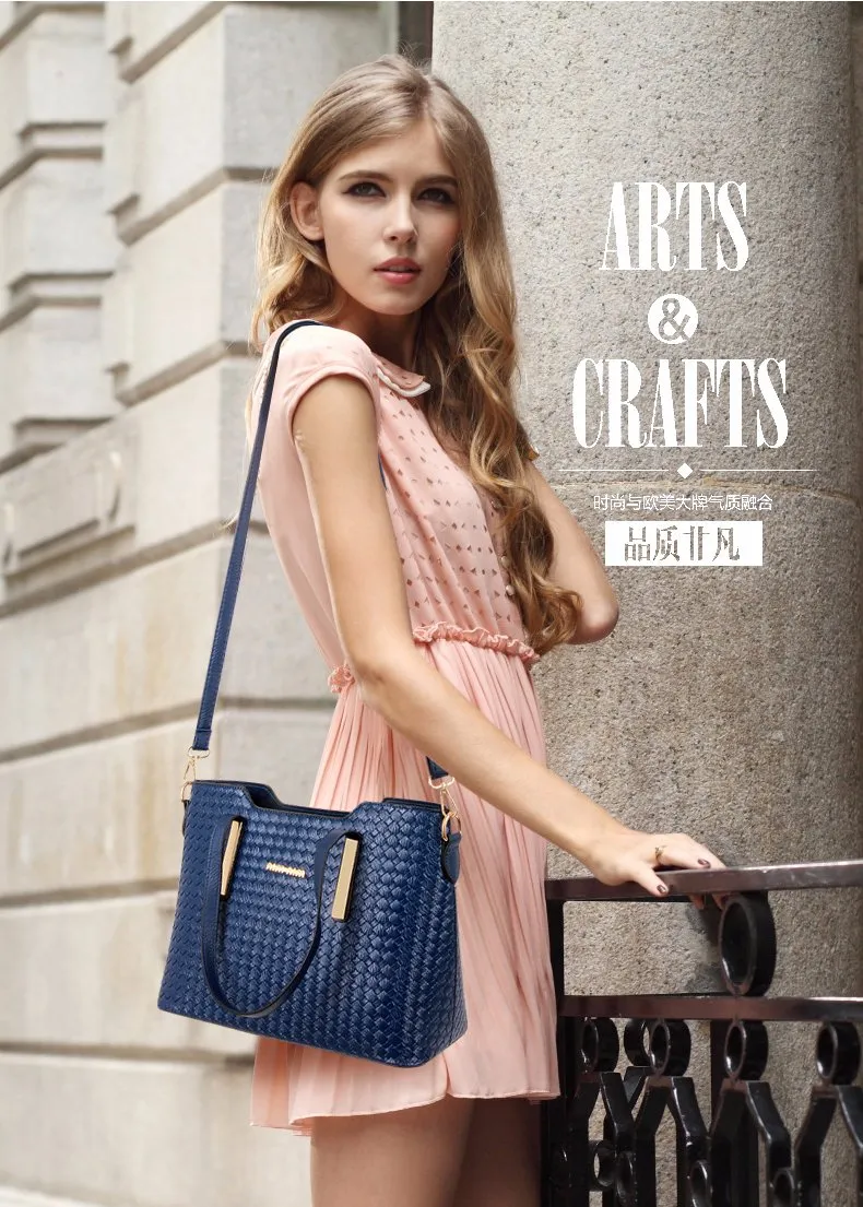 Fashionable Designer PU Set Bag Shoulder Bag Handbags