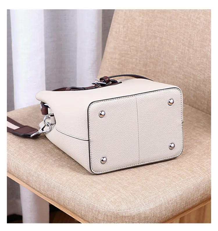 Female Bag New Trendy Leather Messenger Bag Bucket Bag Wild 2021 Shoulder Bag Fashion Handbag