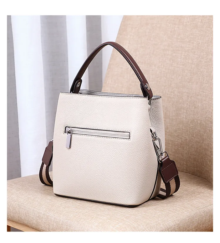 Female Bag New Trendy Leather Messenger Bag Bucket Bag Wild 2021 Shoulder Bag Fashion Handbag