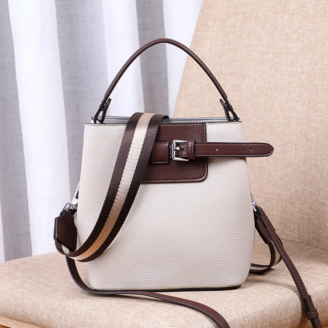 Female Bag New Trendy Leather Messenger Bag Bucket Bag Wild 2021 Shoulder Bag Fashion Handbag