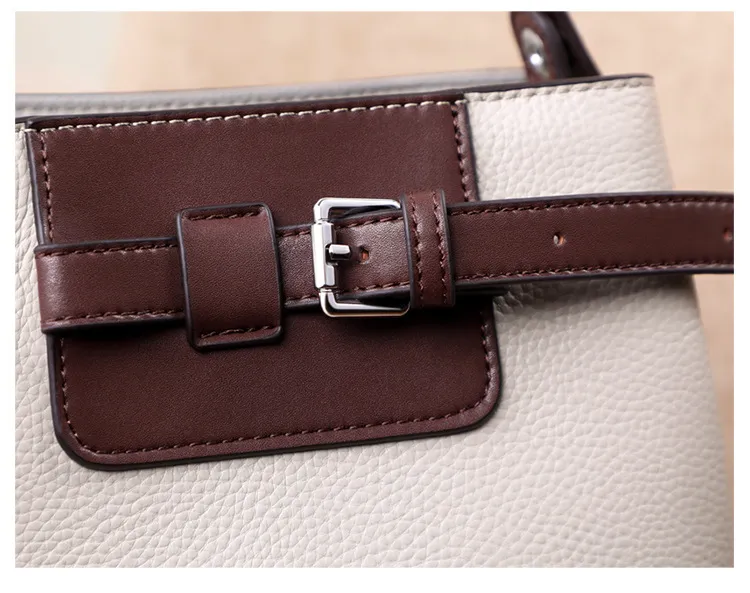 Female Bag New Trendy Leather Messenger Bag Bucket Bag Wild 2021 Shoulder Bag Fashion Handbag