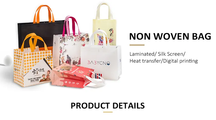 Grocery Bag Reusable Non Woven Shopping Bag Non Woven Promotional Bag