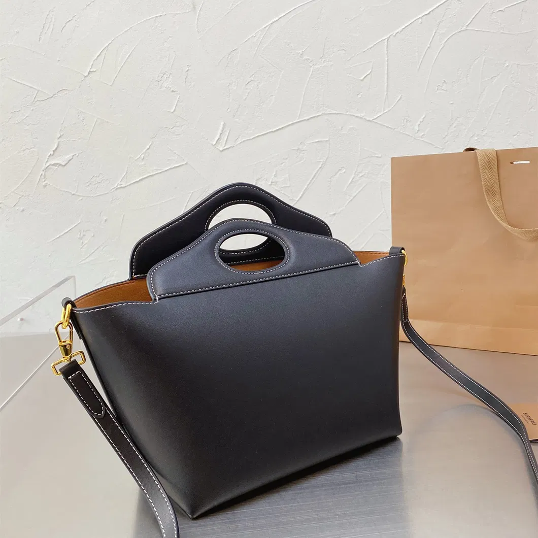 Hot Sale Simple design Two Color Replcia Leather Small Hangbag for Ladies