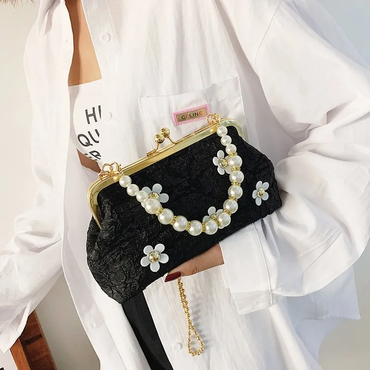 Hot Sell Luxury Diamond Evening Bags Silver Rhinestone Ladies Dinner Purse Chains Mini Handbags Wedding Clutch Bag