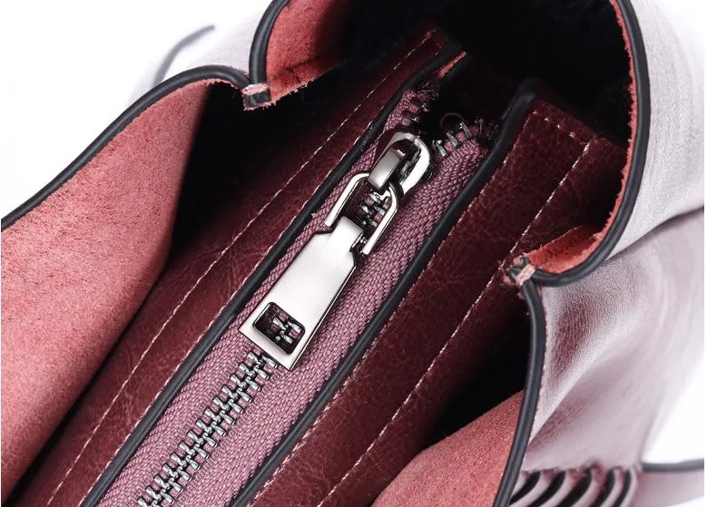 Hot Selling Real Cowhide Designer Style Tote Bag Mommy Bag