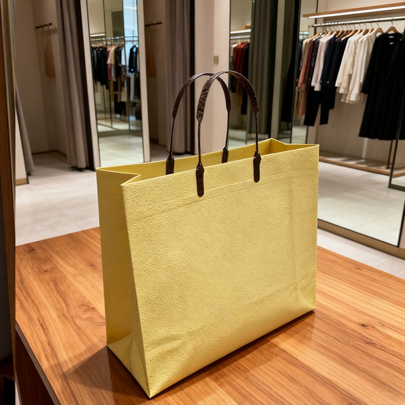 Laminated Plastic Shopping Gift Tote Bag