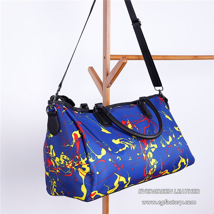 Ladies New Fashion Large Capacity Graffiti Travel Tote Bag Sh836