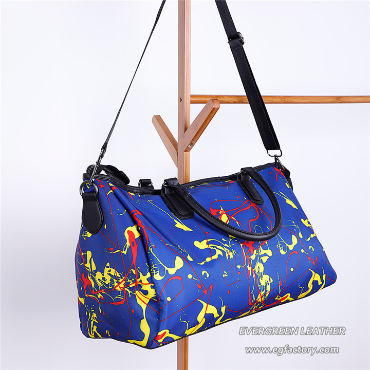 Ladies New Fashion Large Capacity Graffiti Travel Tote Bag Sh836