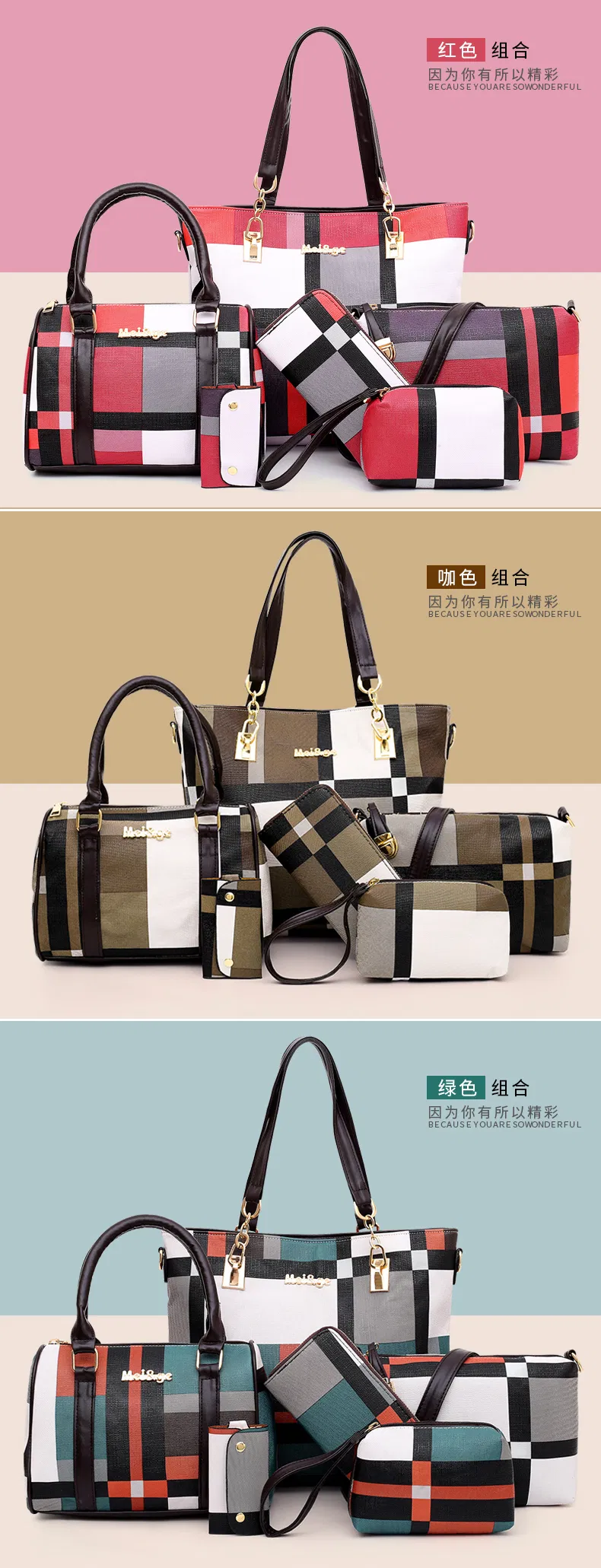 Lady Shoulder Designer Bags Factory Wholesale Women Handbag Luxury Leather Messenger Bag Fashion Ladies Tote Bag