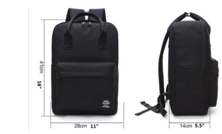 Large Capacity Backpack Women Preppy School Bag Teenager Oxford Travel Stylish