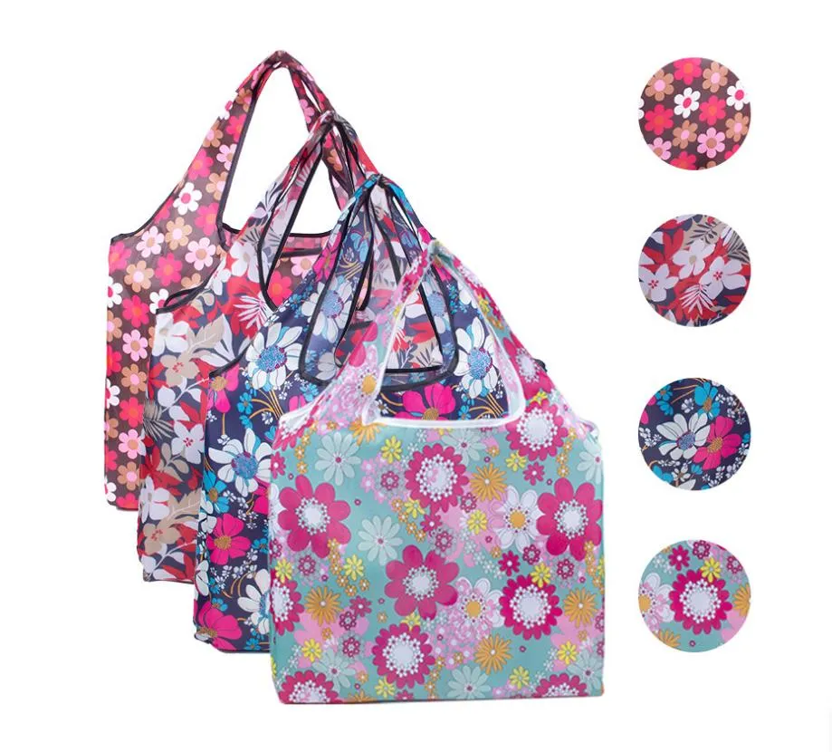 Large Capacity Durable Washable Grocery Shopping Tote Foldable Bags