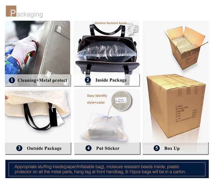 Latest Fashion Designer Custom Drawstring Bucket PU Leather Ladies Handbags