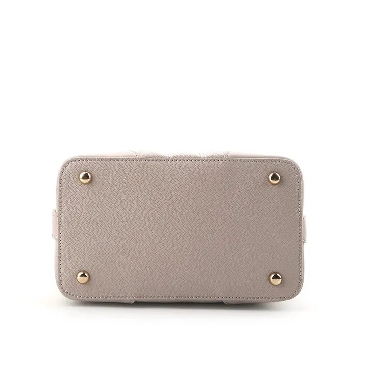 Latest Fashion Designer Custom Drawstring Bucket PU Leather Ladies Handbags