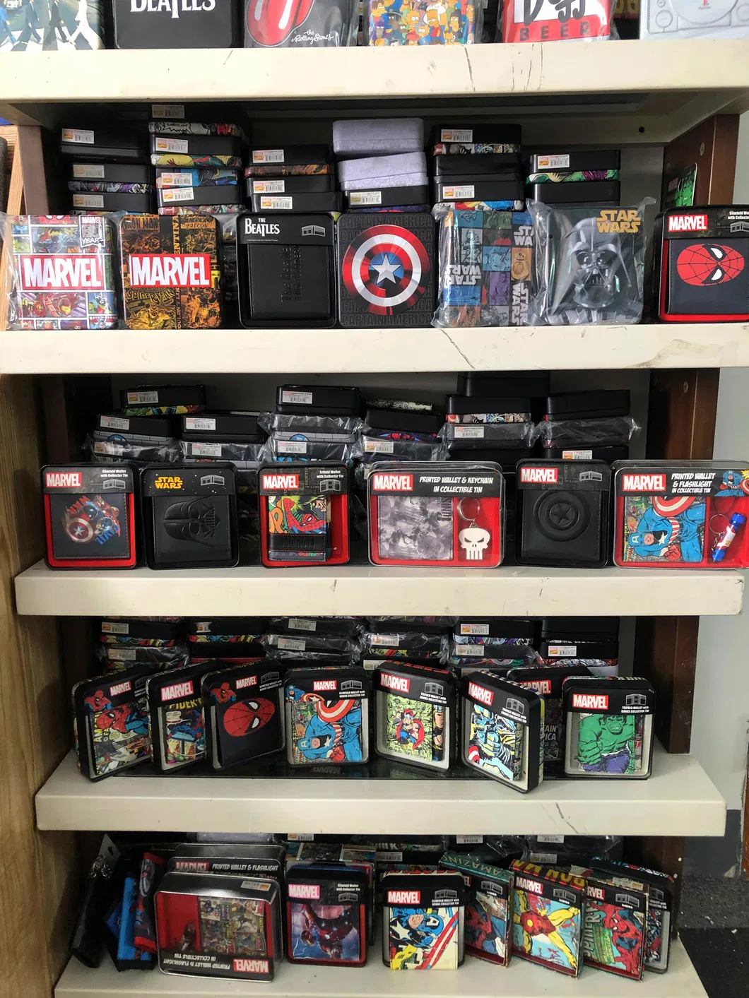 Marvel Comics PU Character Bifold Wallet W/Paper Box