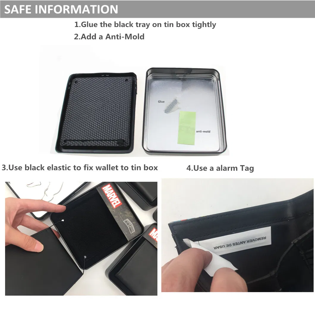 Marvel Comics PU Character Bifold Wallet W/Paper Box