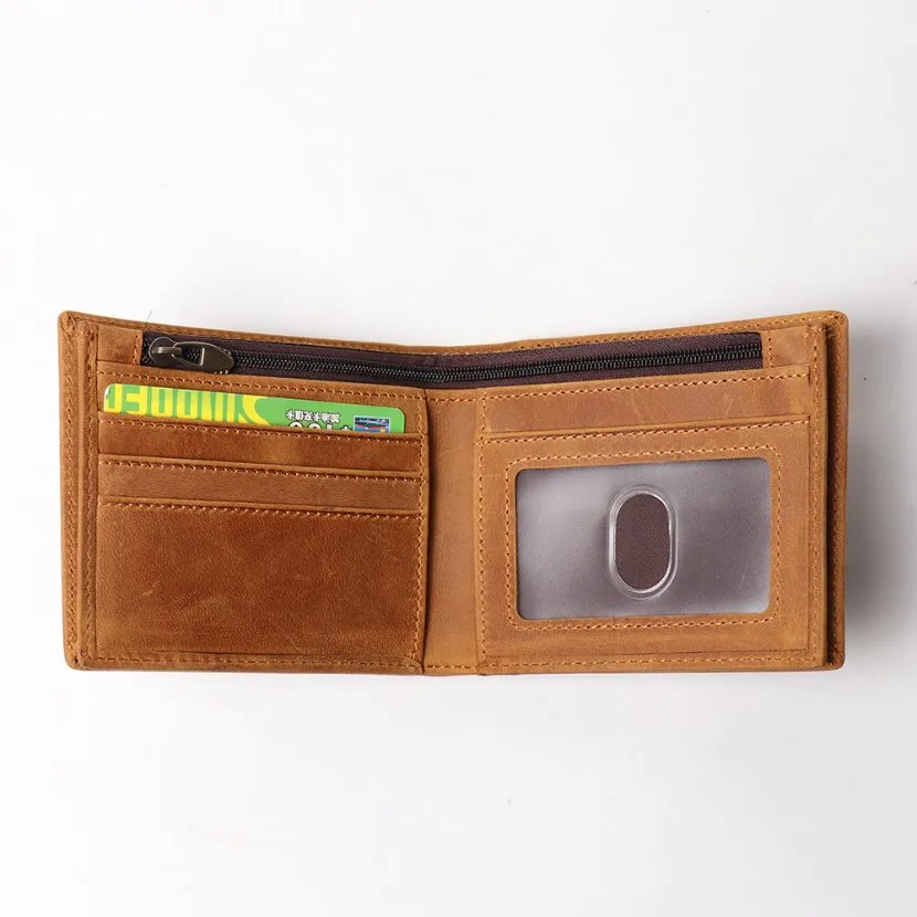 Men′ S Slim Bifold Wallet RFID Blocking Minimalist Front Pocket Wallets for Men