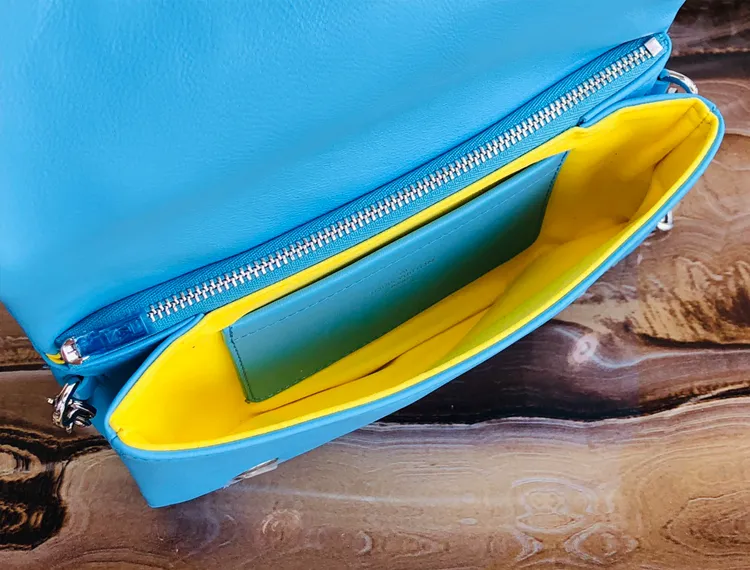 Monogram Embossed Lambskin Leather Women Handbag Crossbody Shoulder Bag Hobo Bag