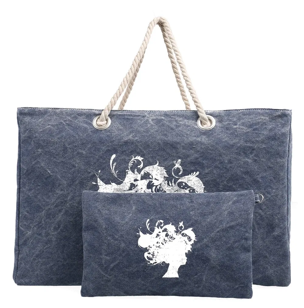 New Arrival Coated Canvas Tote Bag Beach Bag with Special Printing