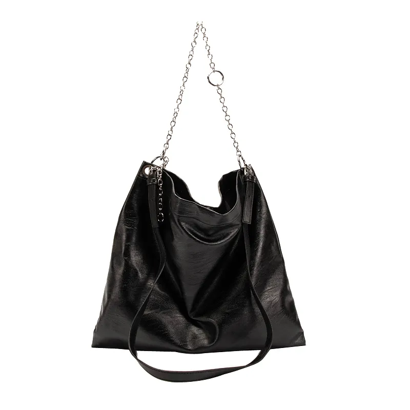 New Arrival High Quality Vegan Leather Women Handbags Hobo Chain Strap Wholesaler Distributor