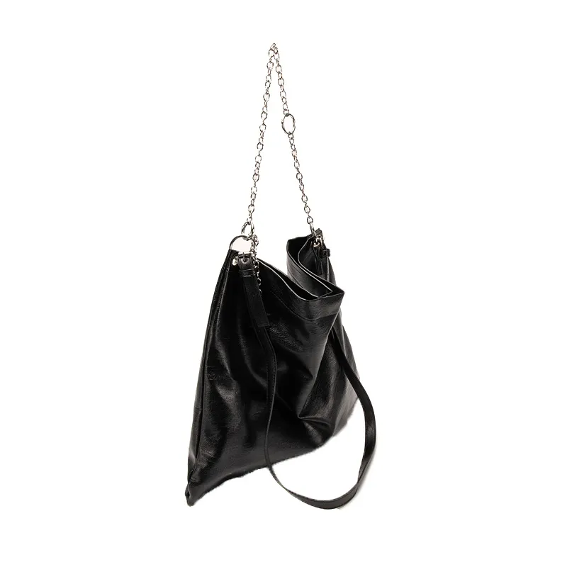 New Arrival High Quality Vegan Leather Women Handbags Hobo Chain Strap Wholesaler Distributor