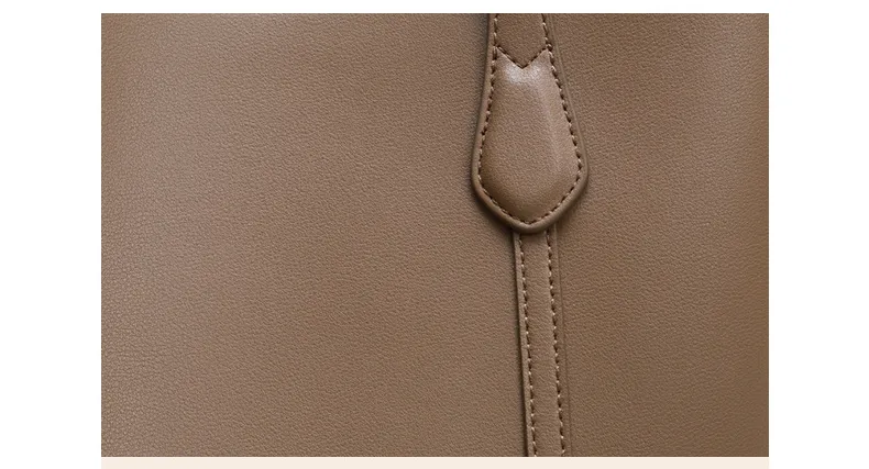 New Trendy Leather Large-Capacity Single Shoulder Tote Bag Niche Commuter Bag