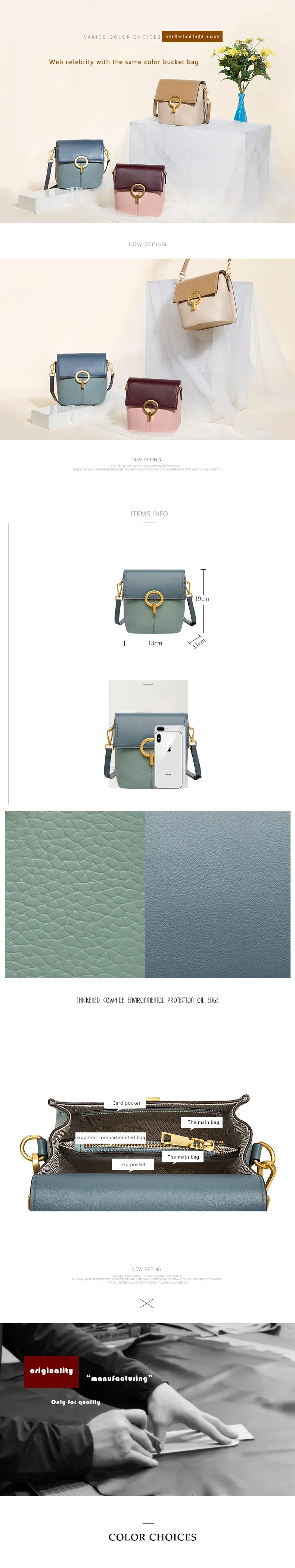 New Version 2021 Ladies Shoulder Bag Irregular Leather Shoulder Bag