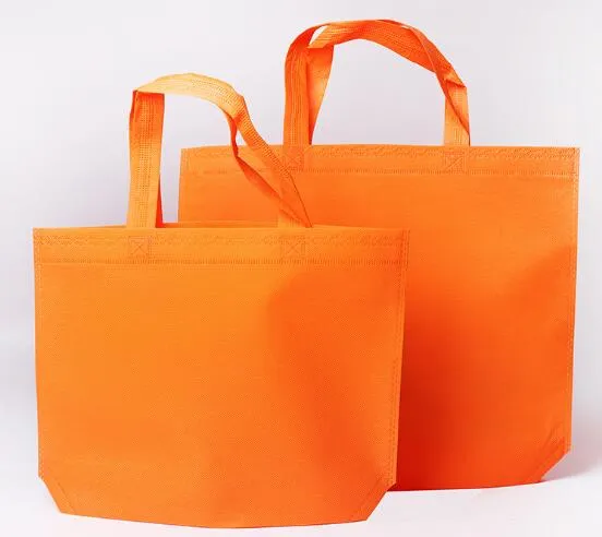 Party Favor Bags with Die Cut Handles - 60-Pack Reusable Non-Woven Gift Bags, Rainbow Color Retail Bags for Goodies, Treats, Great for Kids Birthday Party