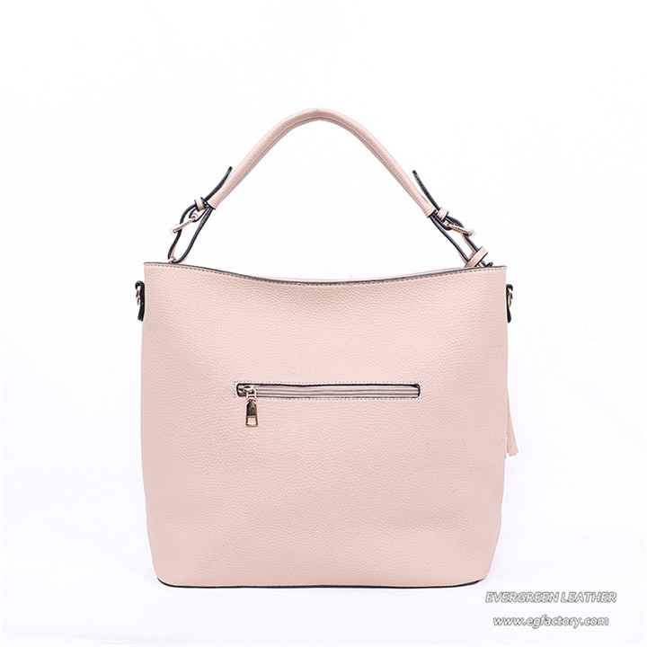 Popular Classical Lady Colorful Rivets Tassel Hand Bag Set Sh729