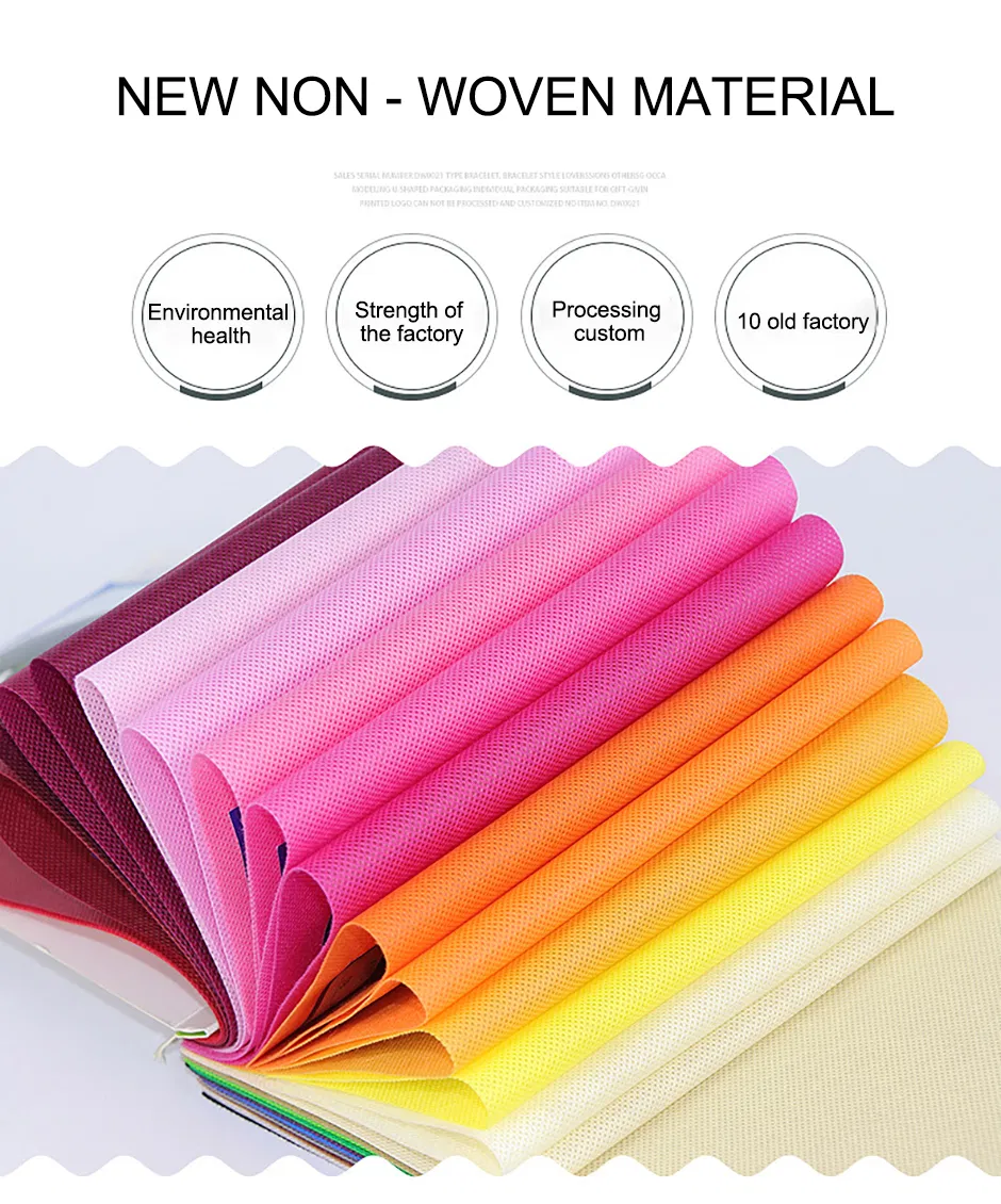 Promotional Bulk Goody Bag Non Woven Recycled Disposable Bag