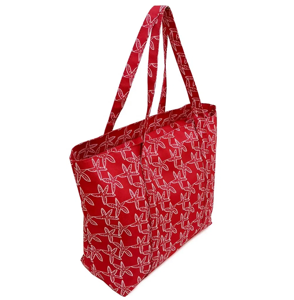 Promotional Costom Printing Reusable Low Budget Womens Tote Shopping Bag