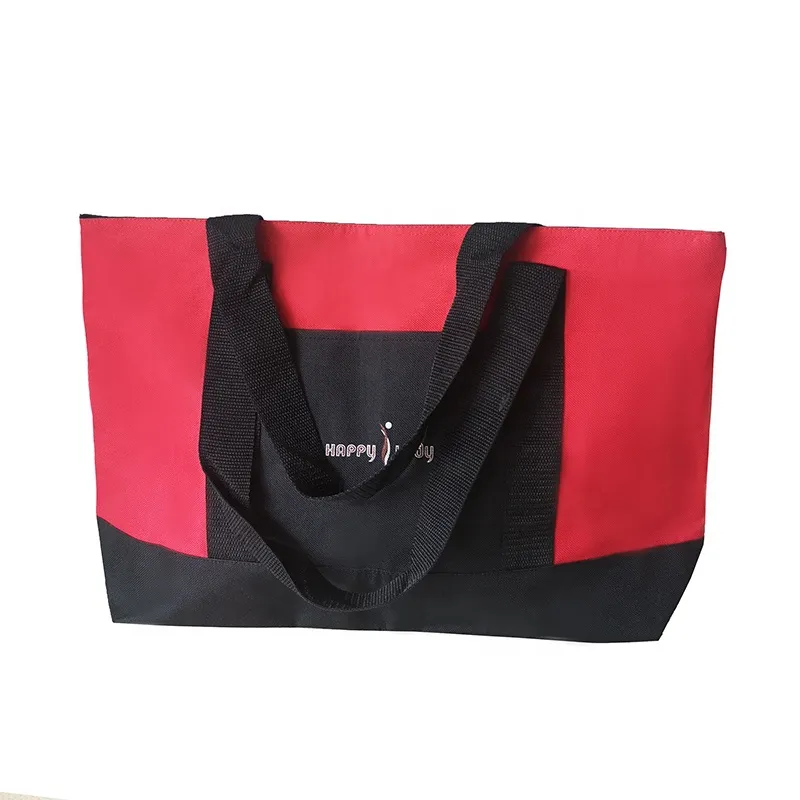 Promotional Custom Made Big Compartment Women Handbags Oversized Tote Shopping Bag